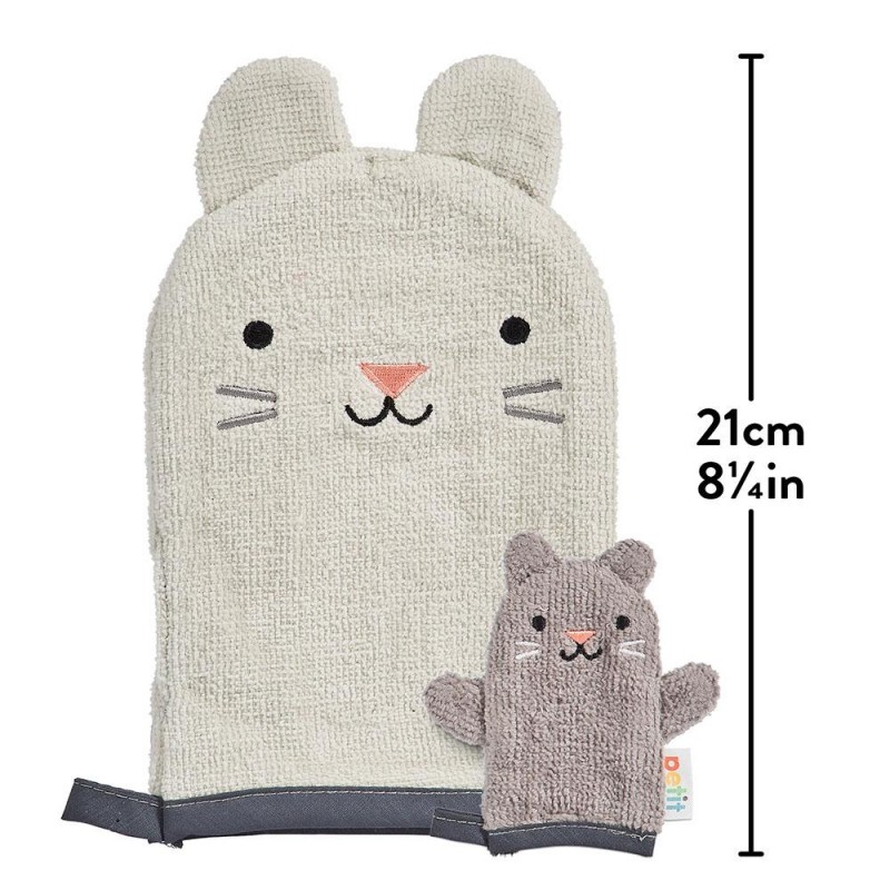 Gants De Toilette Pour Bebe Petit Chat Kids