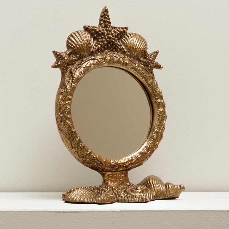Miroir de courtoisie fond récif - Miroirs Luminaires et miroirs