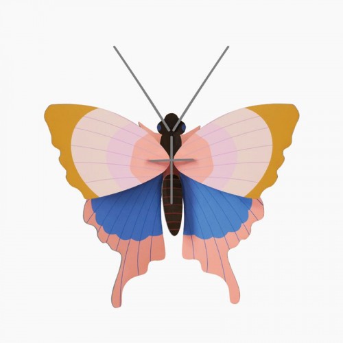 papillon heliconius rose decoration murale studio roof - Kdesign